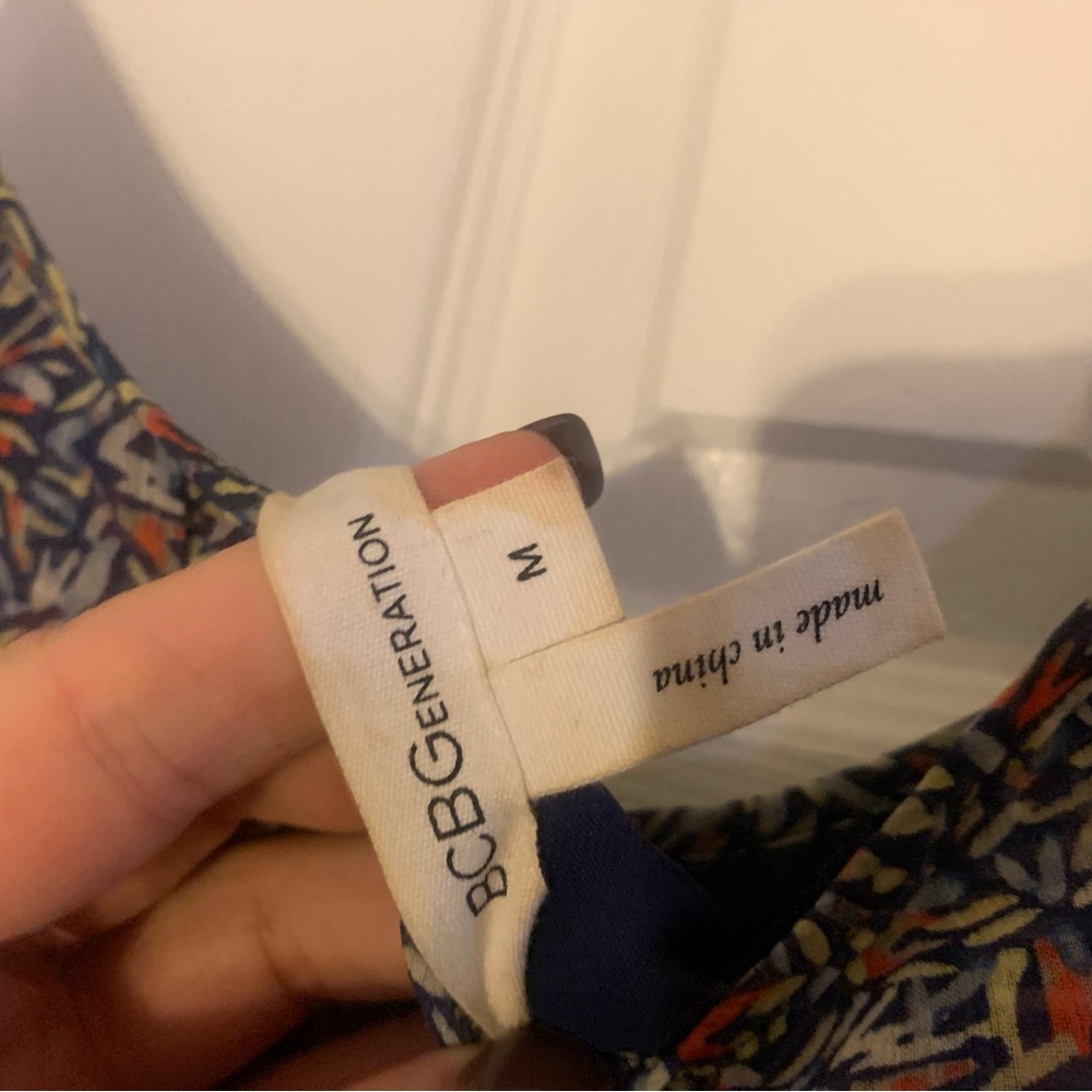 Bcbgeneration Firework Patterned Spaghetti Strap … - image 4